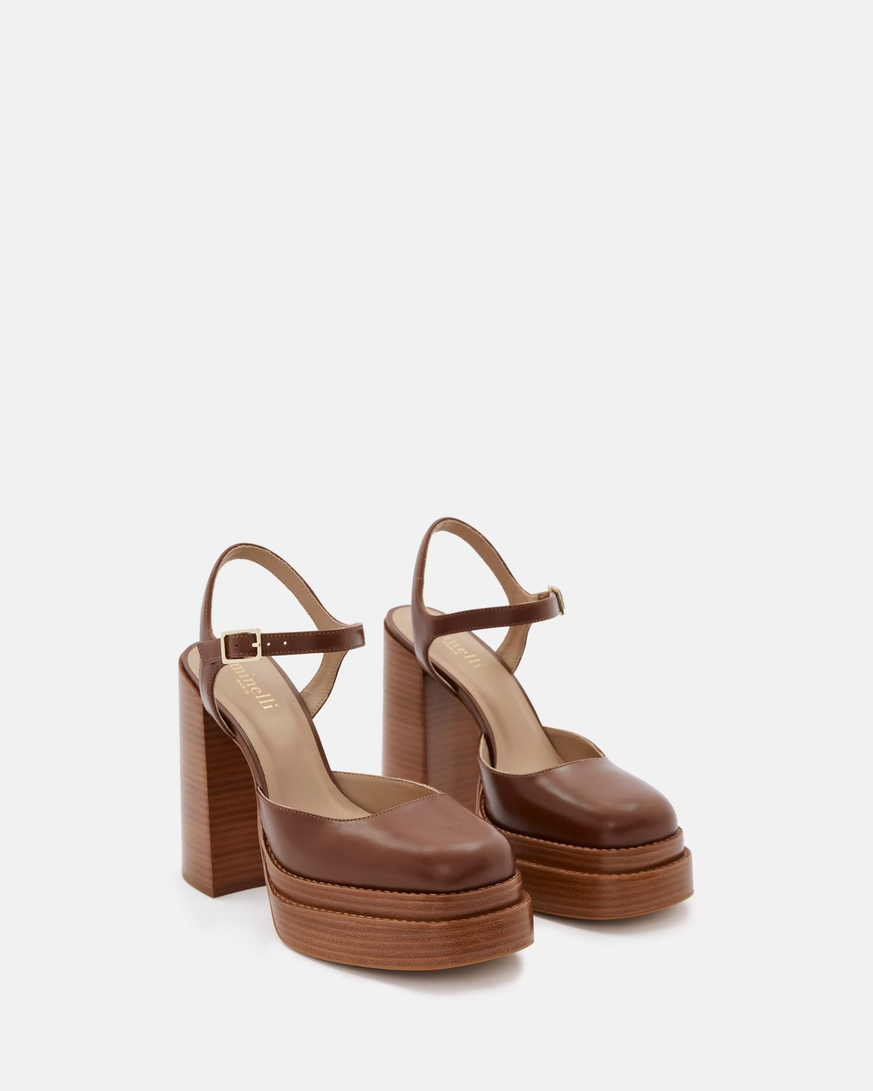 Minelli Business Casual | Talons Xxl<BABIES KESNYA COGNAC