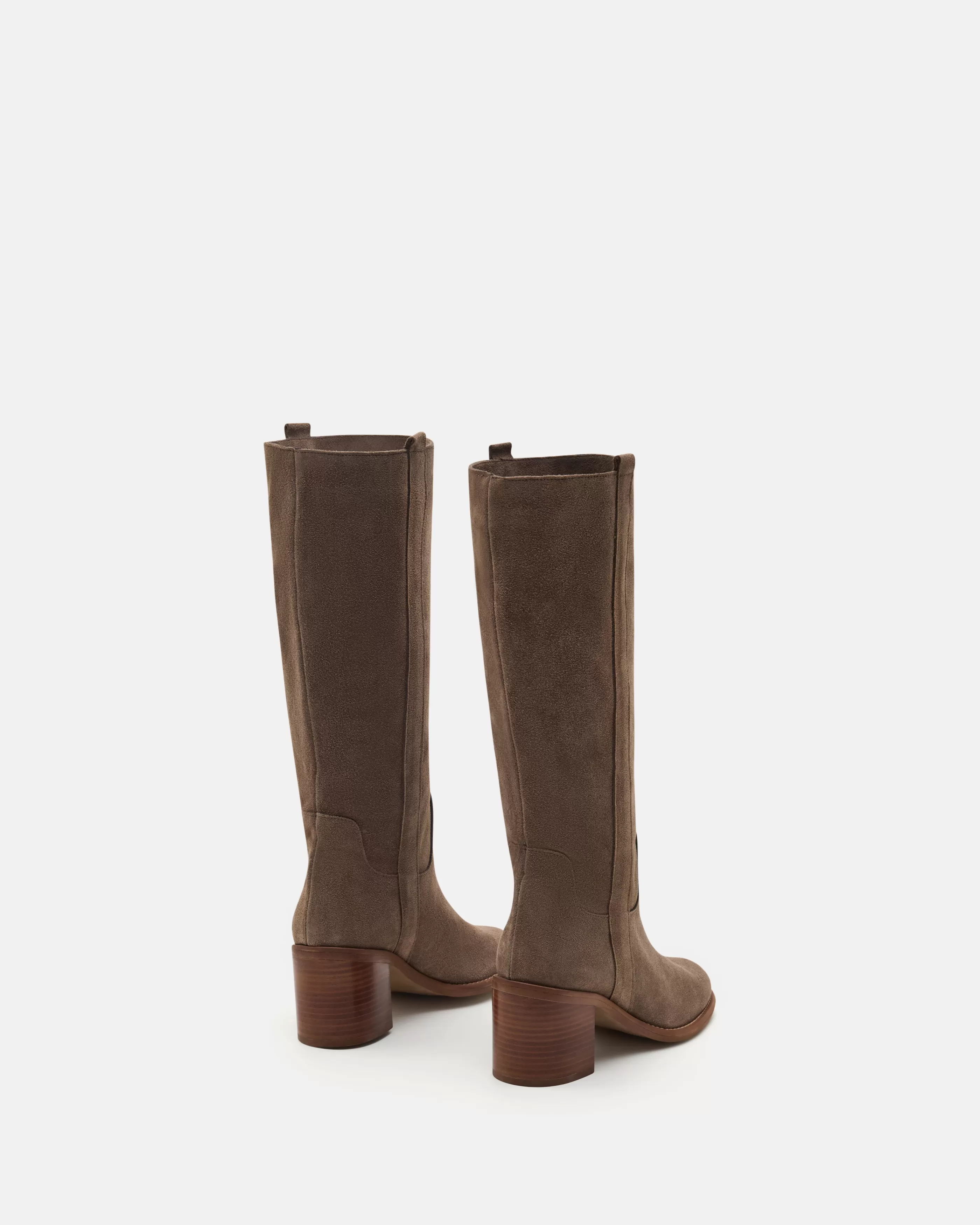 Minelli Western | Soft Brown<BOTTES RANCH/VEL TAUPE