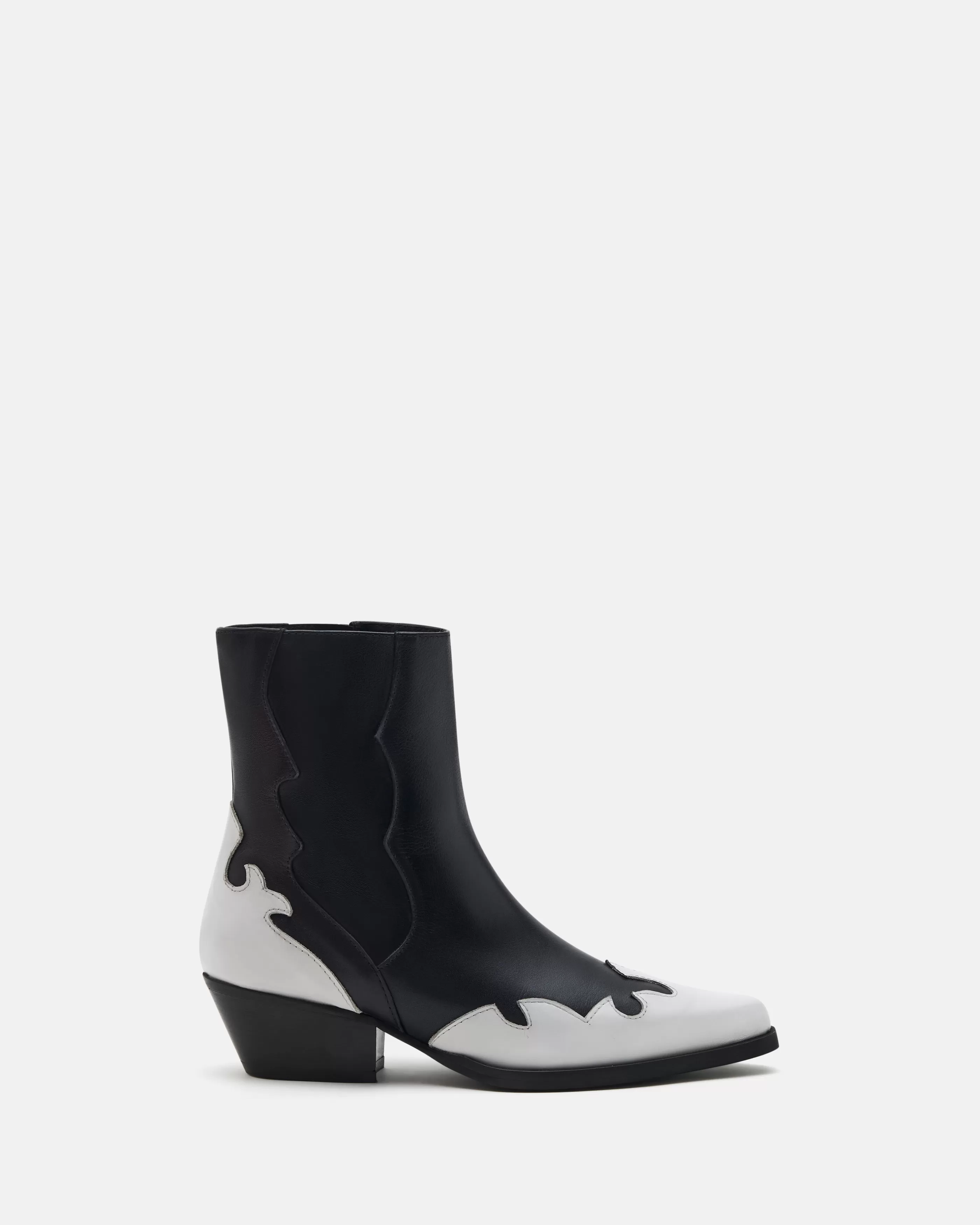 Minelli Western | Bottines & Boots<BOTTINES EAGLE NOIR-BLANC