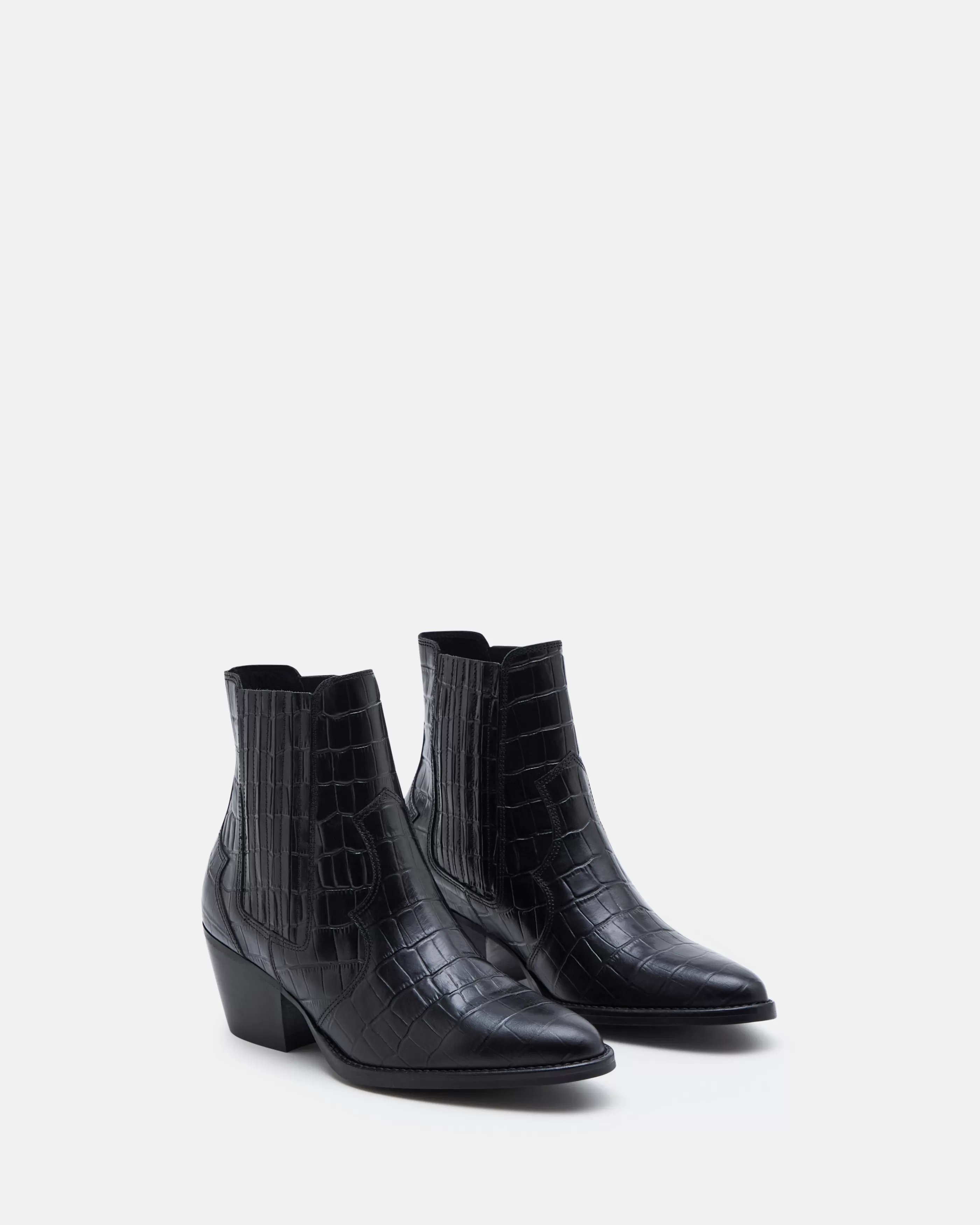 Minelli Western | Bottines & Boots<BOTTINES ELSIE/CRK NOIR