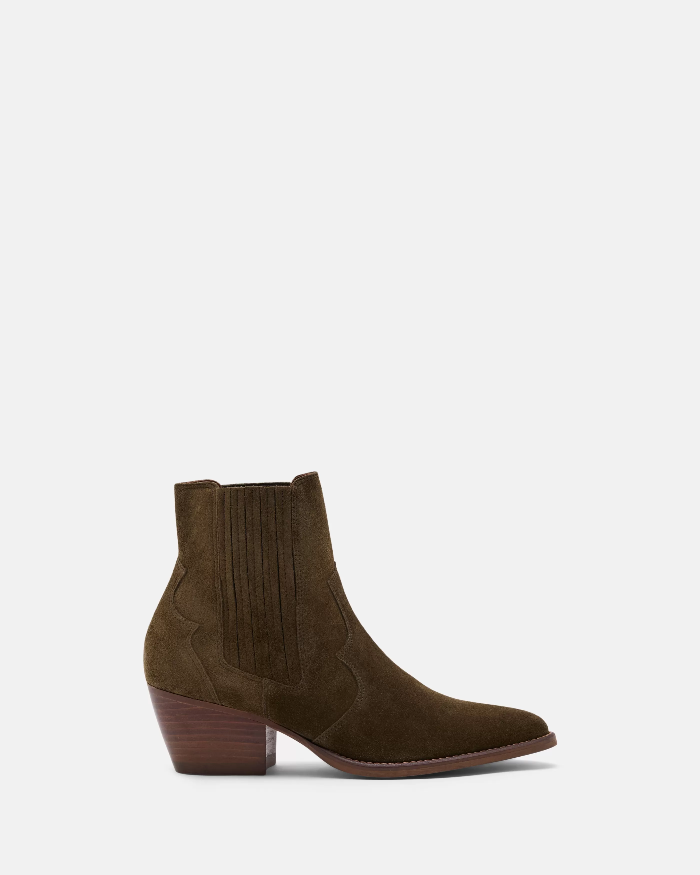 Minelli Western | Bottines & Boots<BOTTINES ELSIE/VEL KAKI