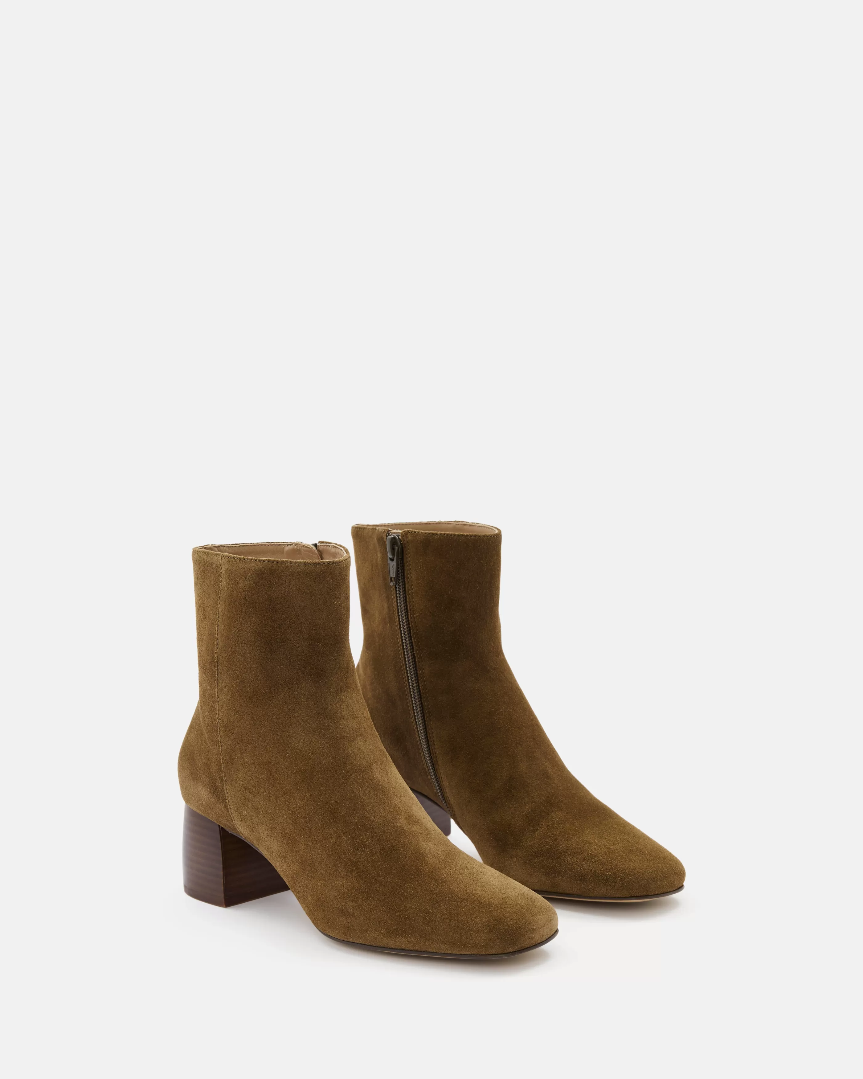 Minelli Business Casual | Soft Brown<BOTTINES KAYEA/VEL CUIR