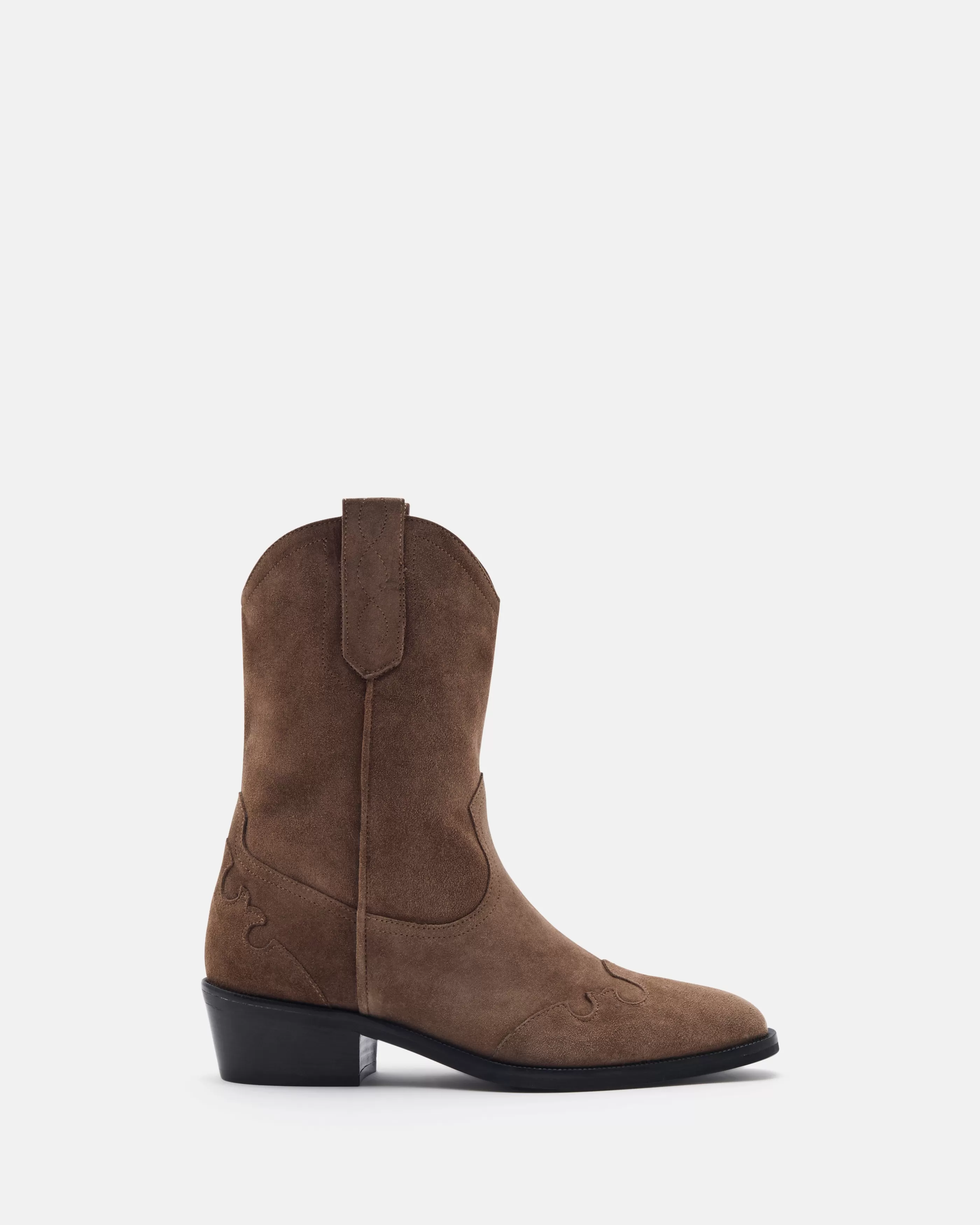 Minelli Western | Soft Brown<BOTTINES MEMPHIS/VEL TAUPE