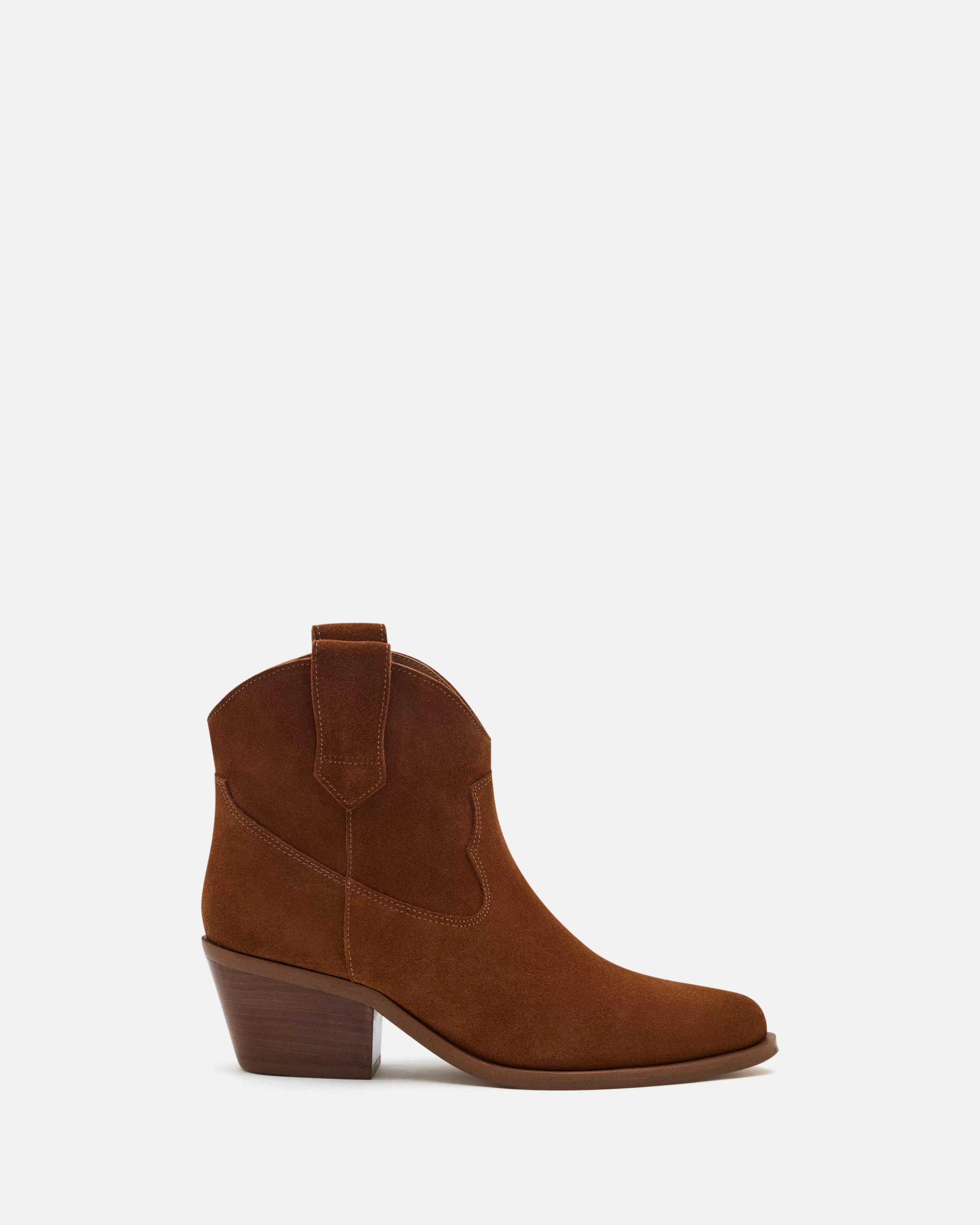 Minelli Western | Soft Brown<BOTTINES MENDOCINO/VEL COGNAC