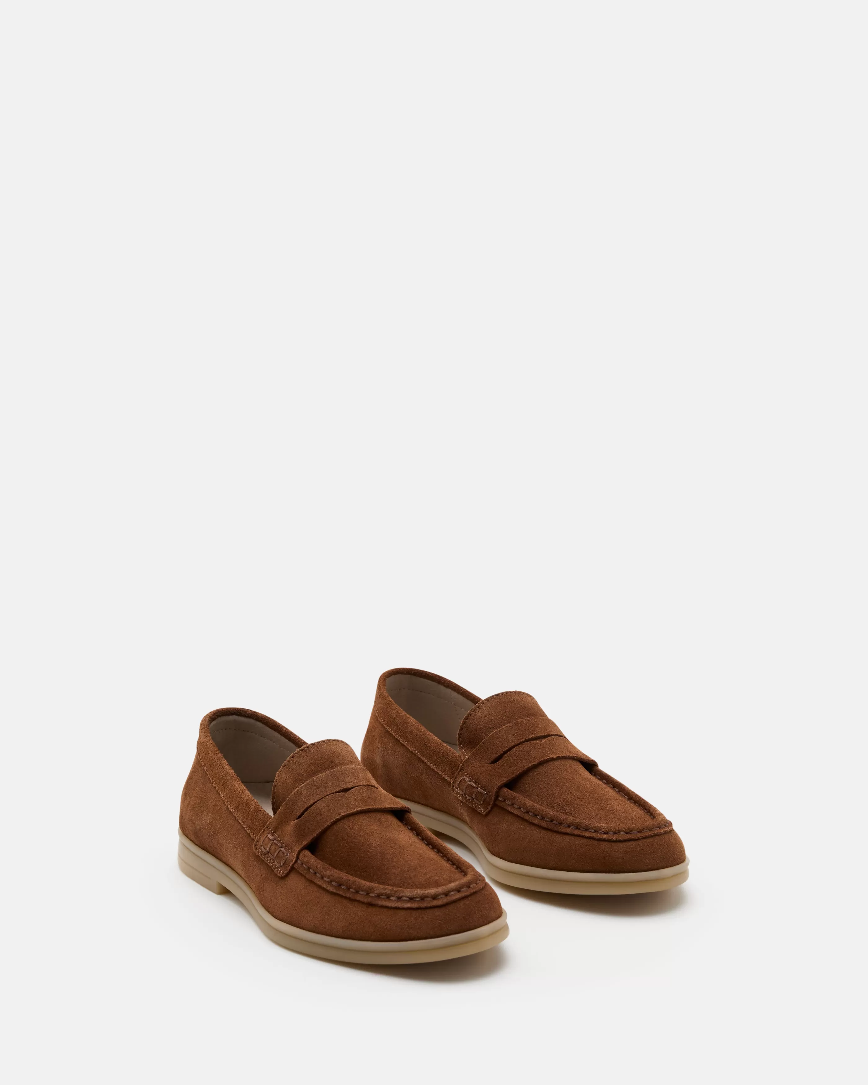 Minelli Soft Brown | Mocassins & Derbies<MOCASSINS CHARLOTTE/VEL CARAMEL