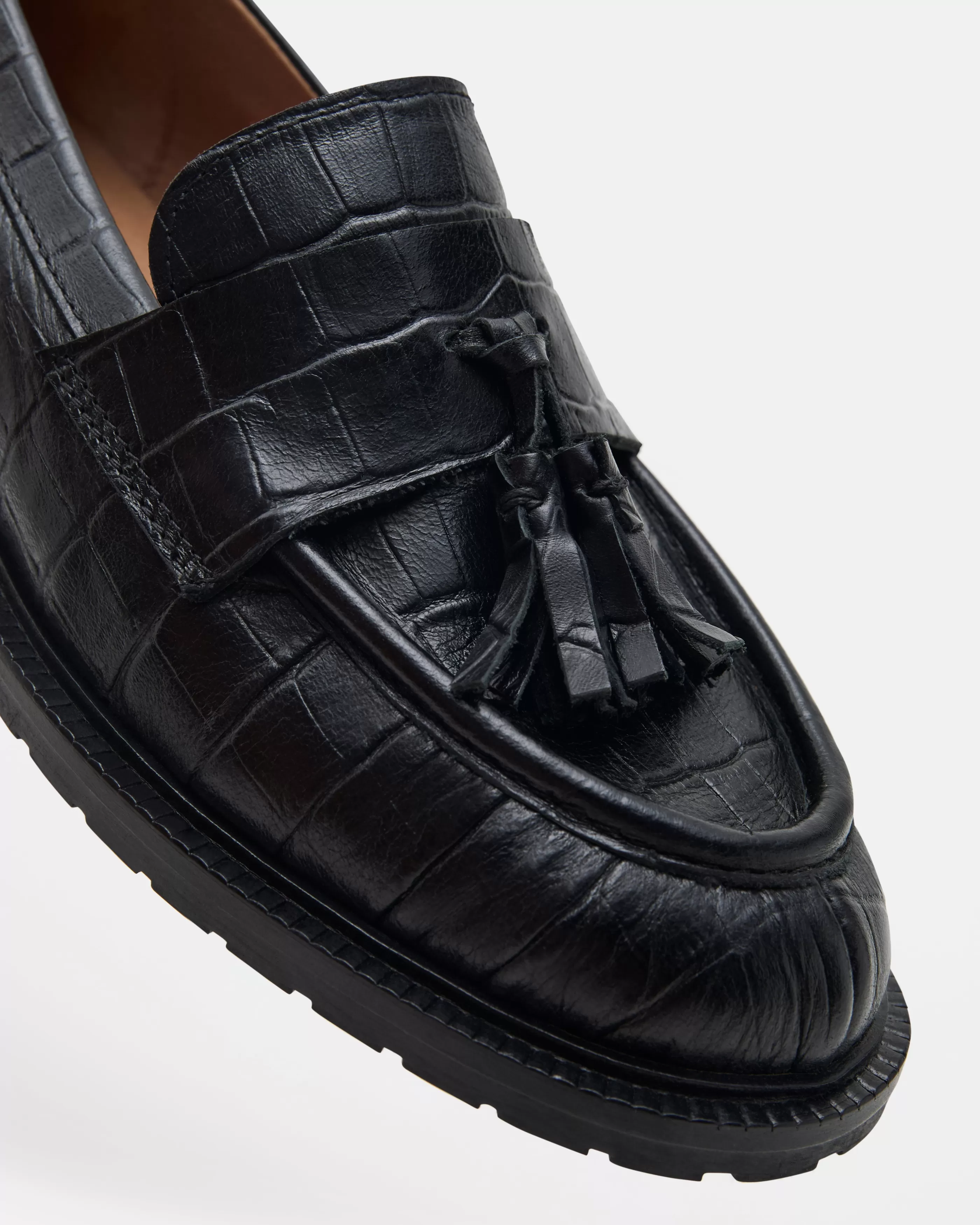 Minelli Mocassins & Derbies<MOCASSINS GALILA/CROCO NOIR