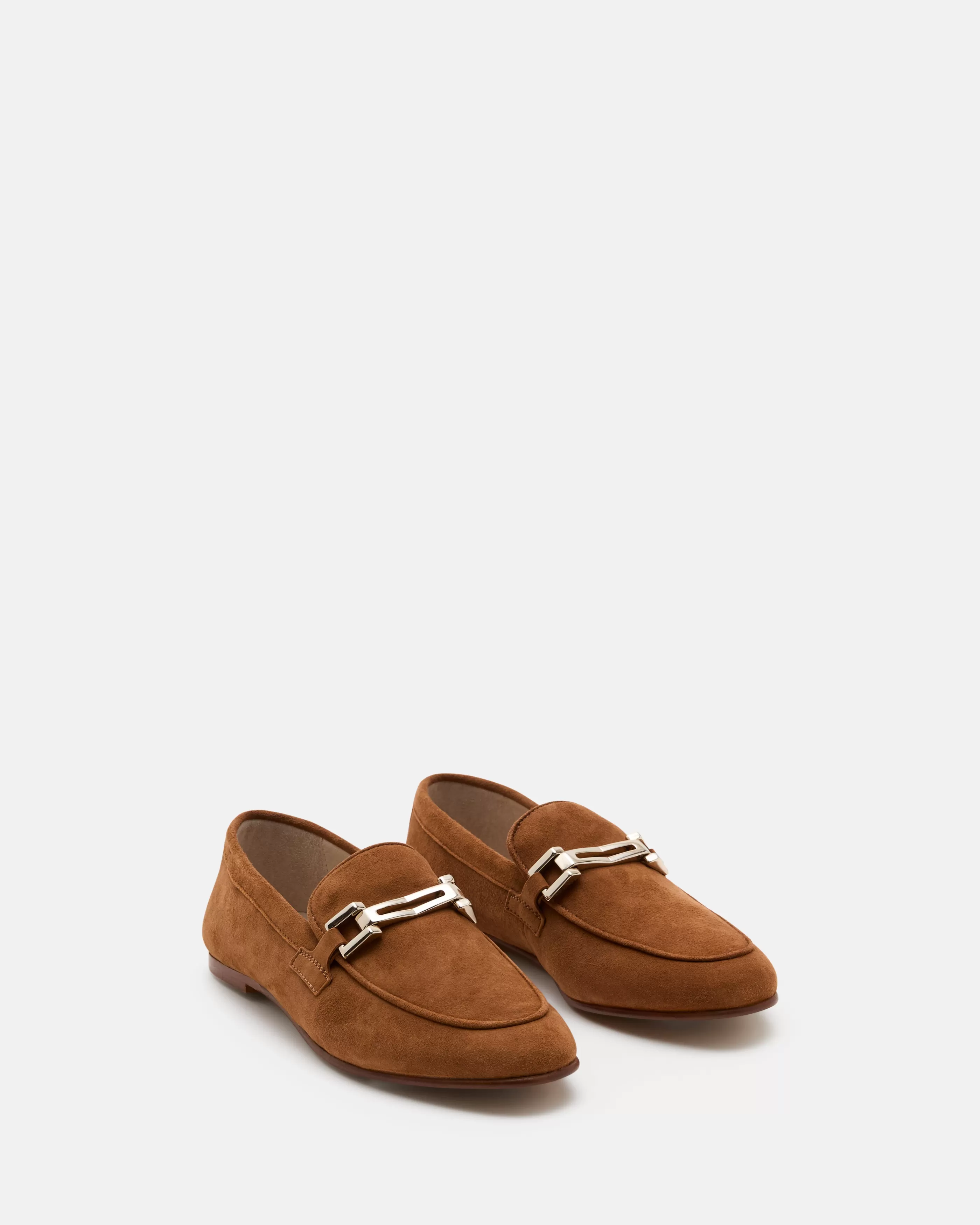 Minelli Soft Brown | Mocassins & Derbies<MOCASSINS JOHANNA/VEL COGNAC