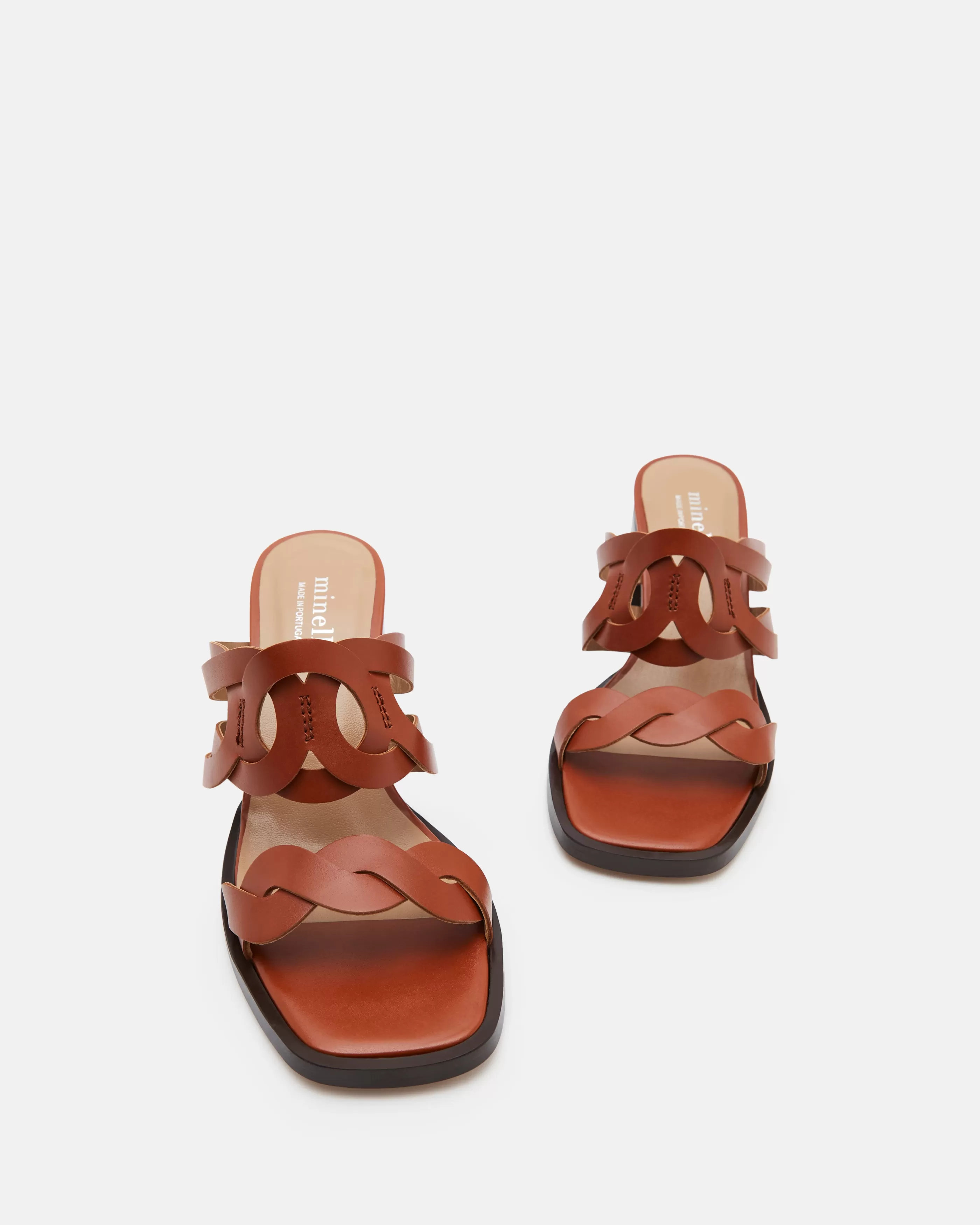 Minelli Sandales & Mules | Sandales<MULES EFFIYA COGNAC