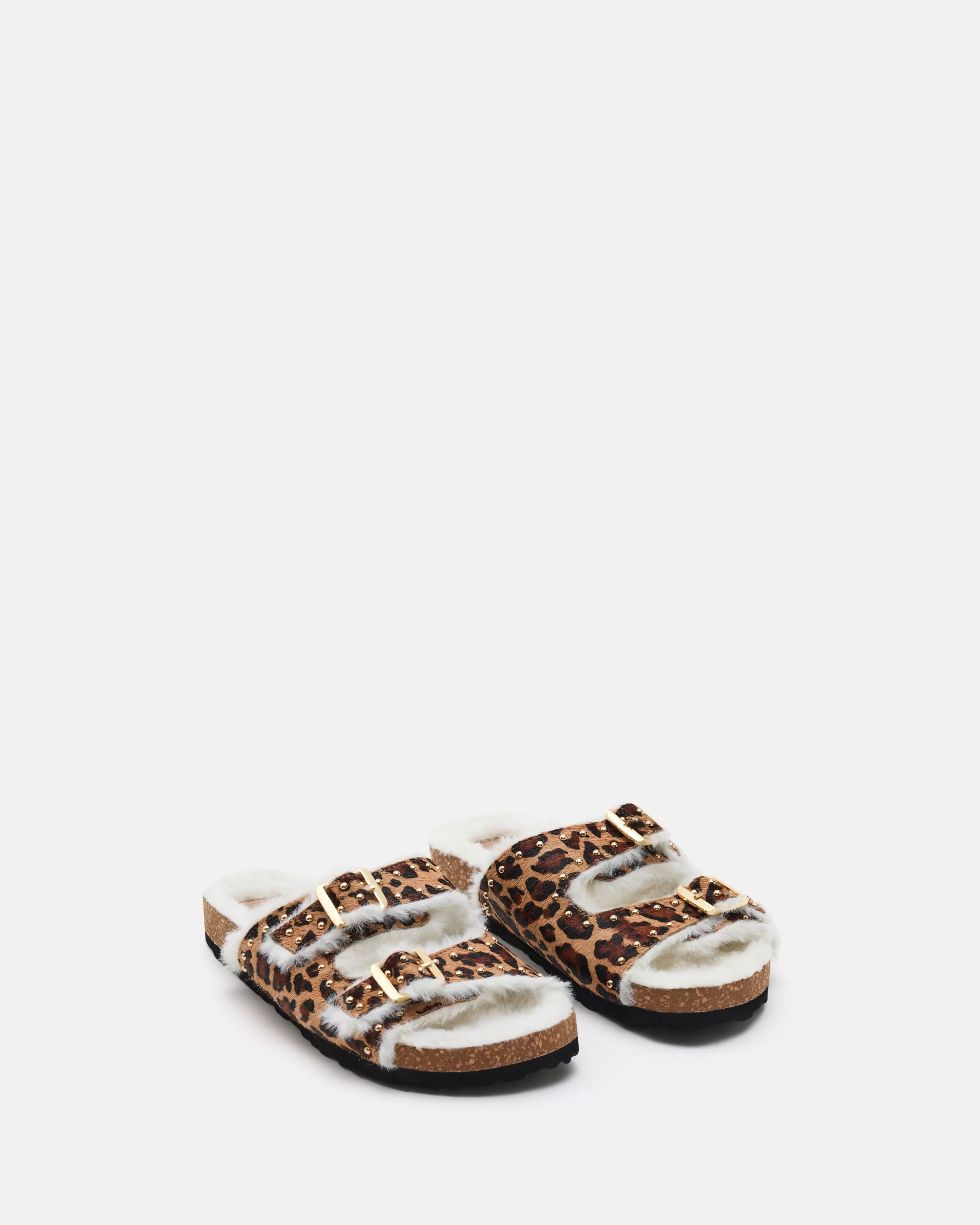 Minelli Sandales & Mules | Sandales<MULES IRENE/PONY LÉOPARD LEOPARD