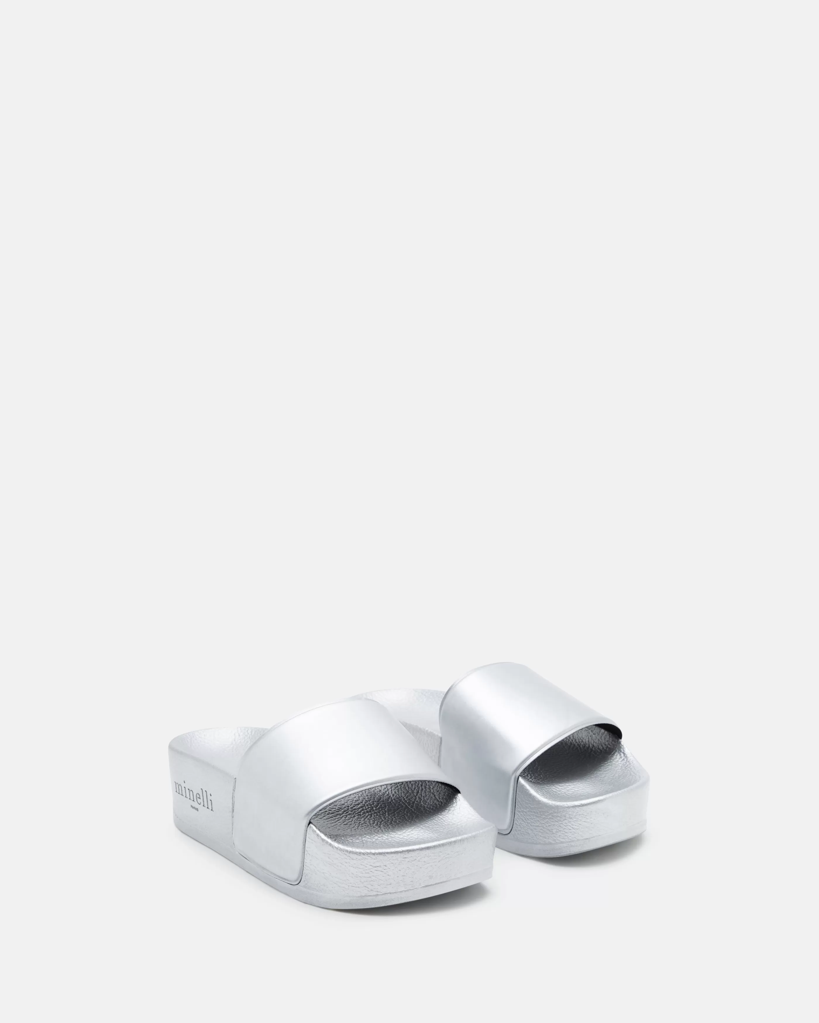 Minelli Sandales & Mules | Sandales<MULES NOVA/MET ARGENT