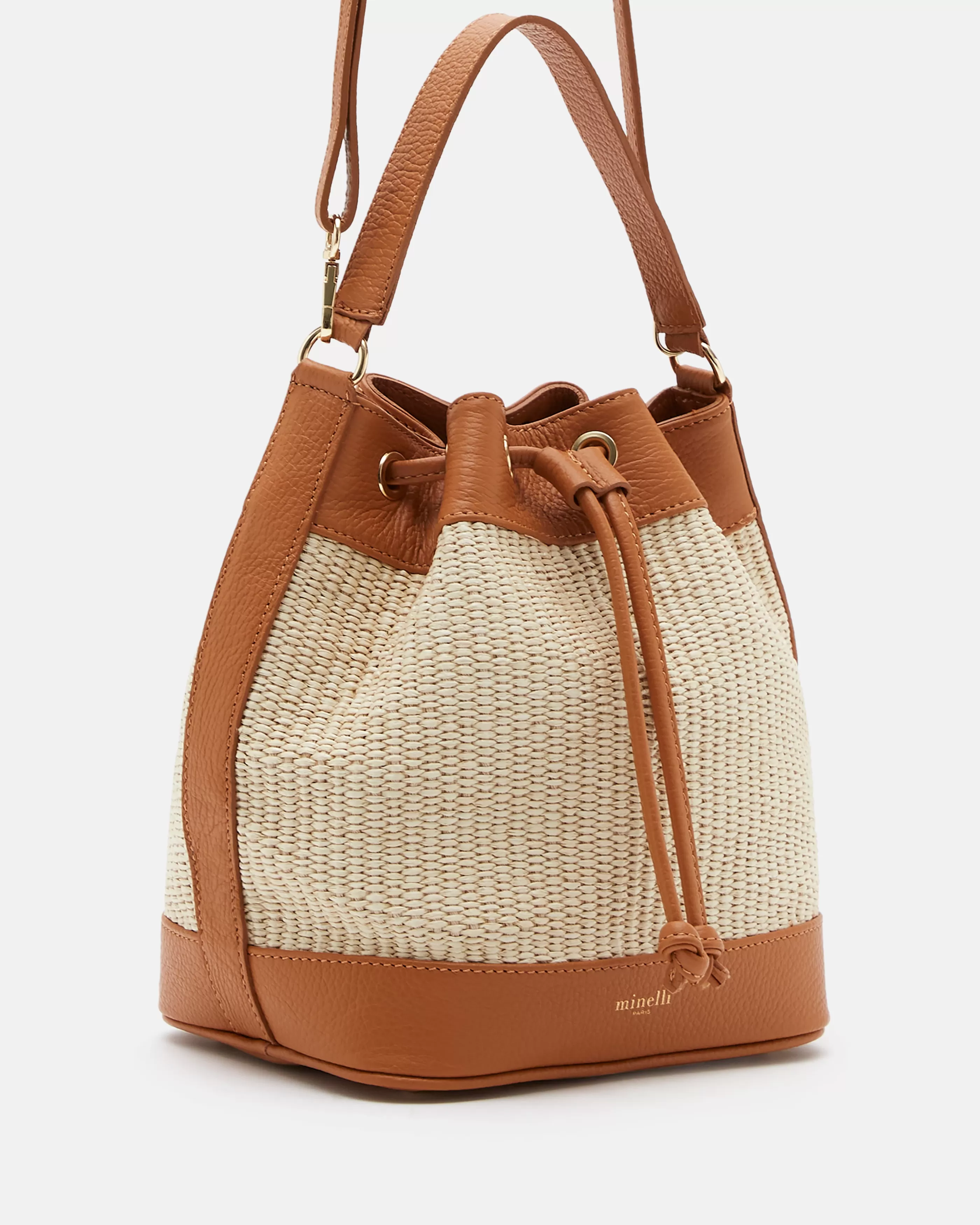 Minelli Sacs En Cuir | Sacs En Cuir<SAC ANACO COGNAC ANACO-NATUREL-COGNAC