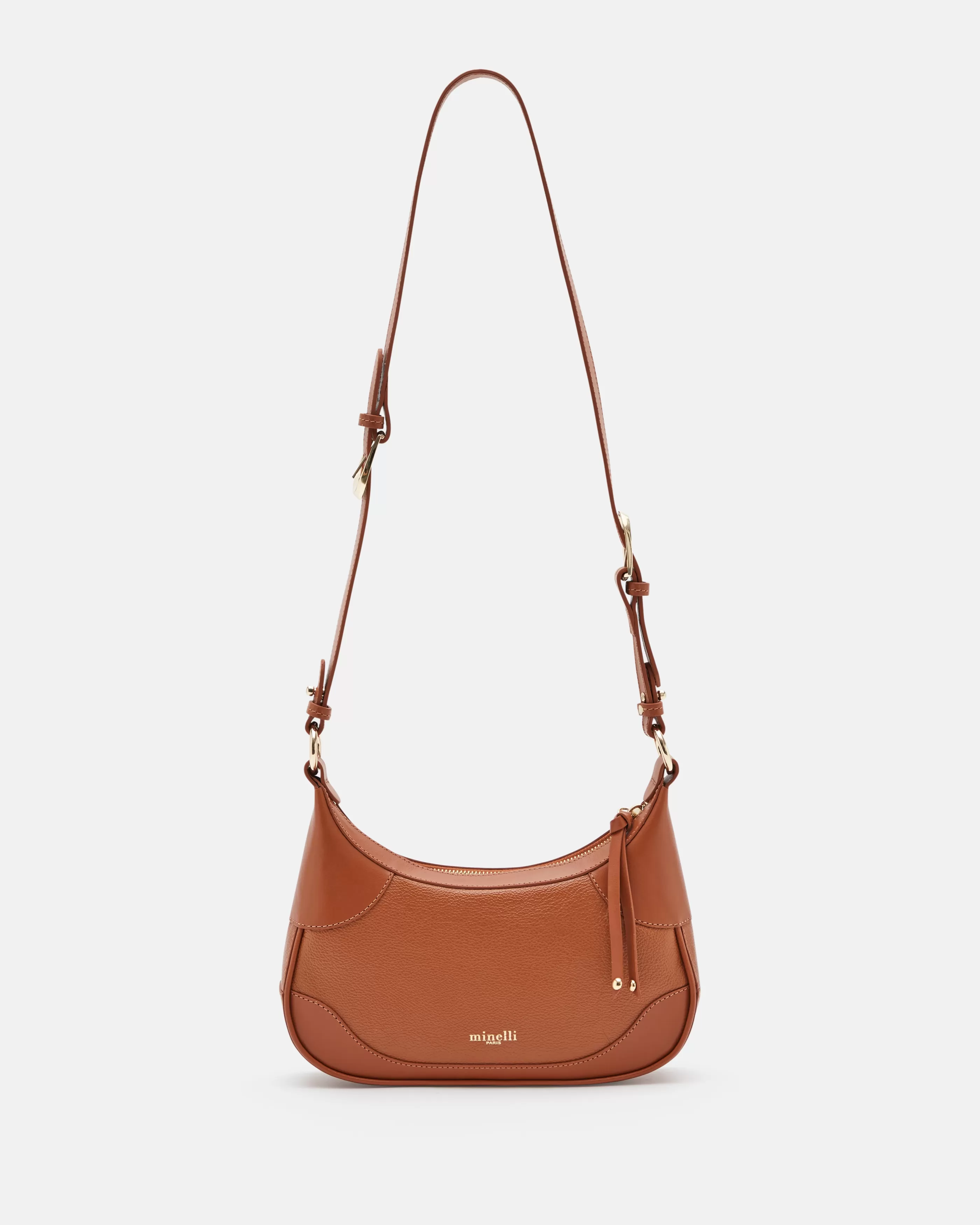 Minelli Sacs En Cuir | Sacs En Cuir<SAC MOYEN VOLUME KILLY/GR CARAMEL KILLY/GR-CARAMEL