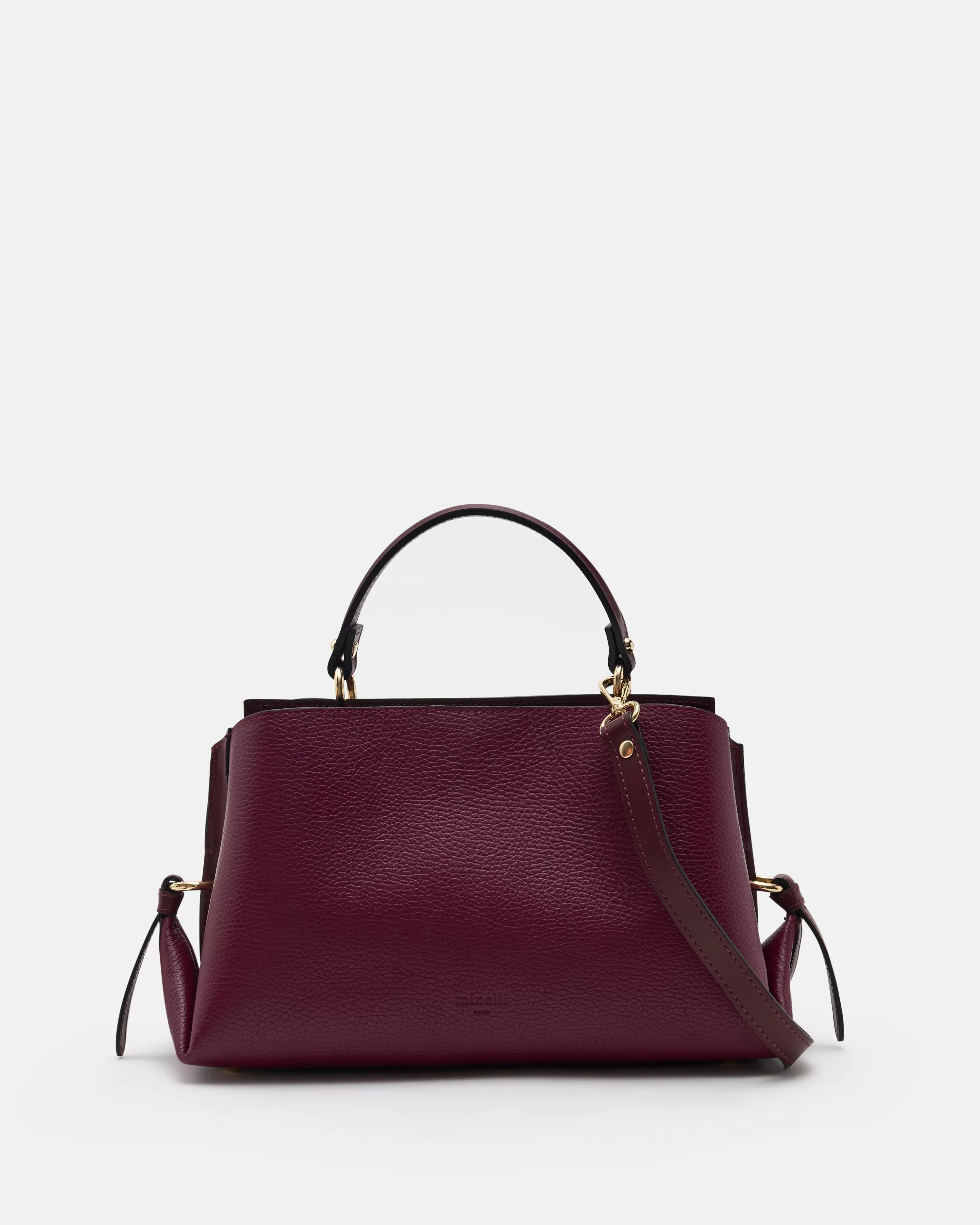 Minelli Deep Burgundy | Sacs En Cuir<SAC MOYEN VOLUME SYNEVE/GR POURPRE SYNEVE/GR-POURPRE