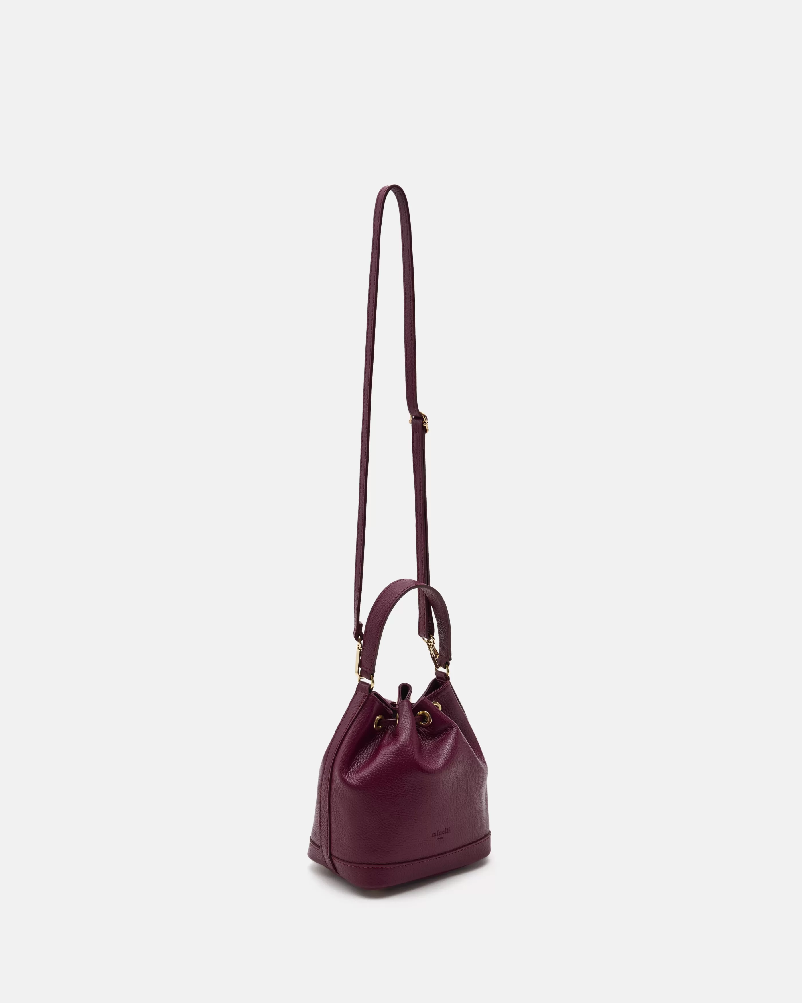 Minelli Deep Burgundy | Sacs En Cuir<SAC SCEAU SOPHIE/GR POURPRE SOPHIE/GR-POURPRE