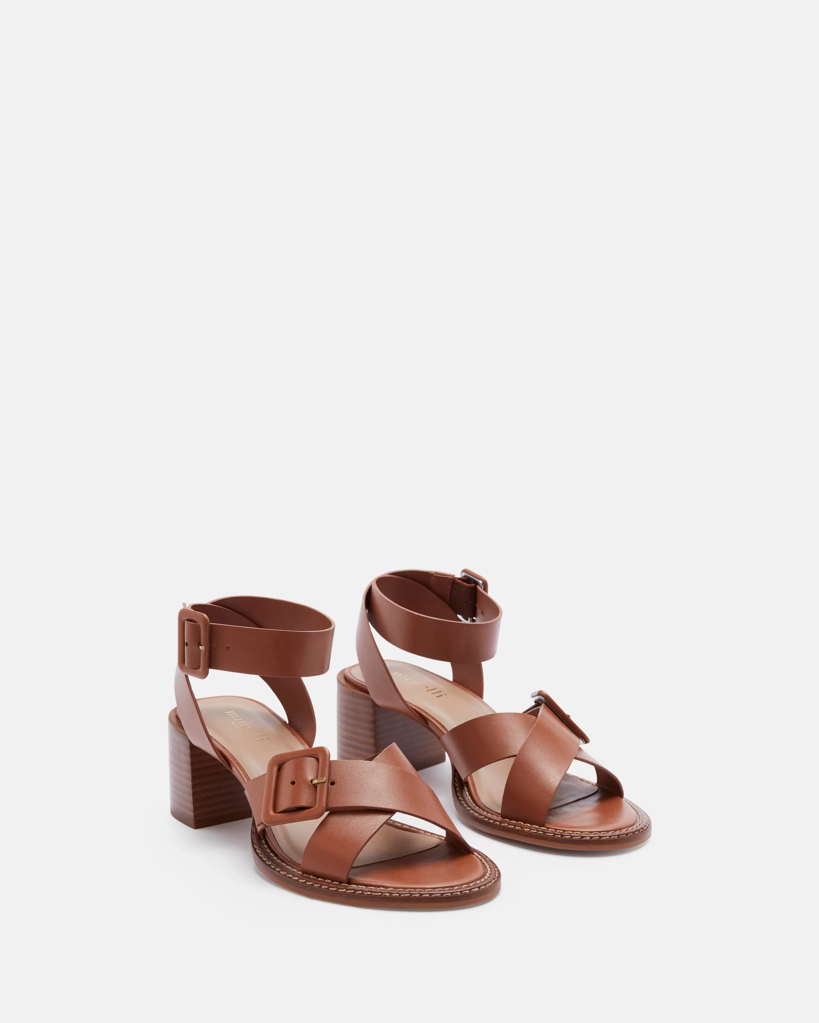 Minelli Business Casual | Sandales & Mules<SANDALES KALOPSY CARAMEL