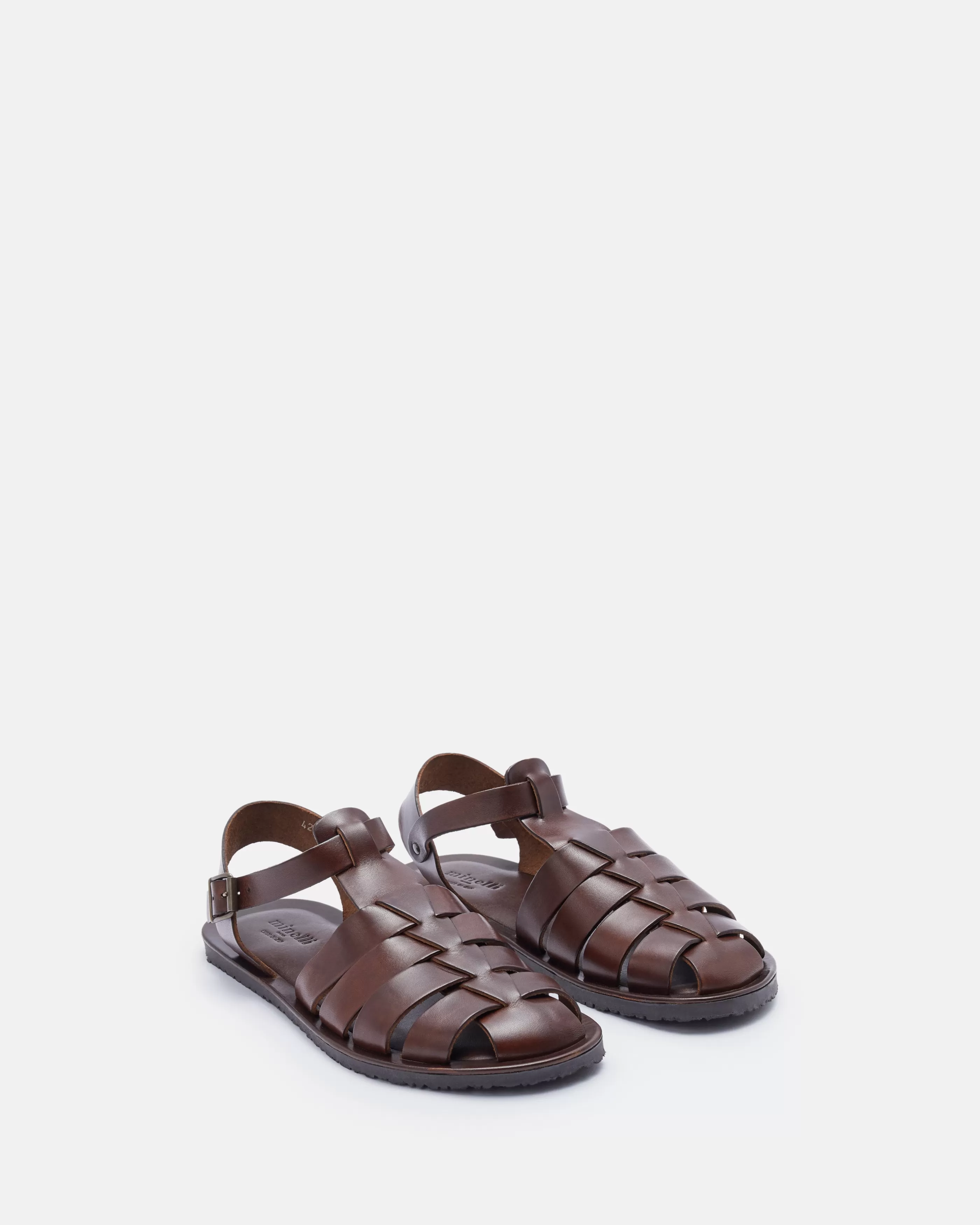 Minelli Sandales & Mules<SANDALES NORI CUIR