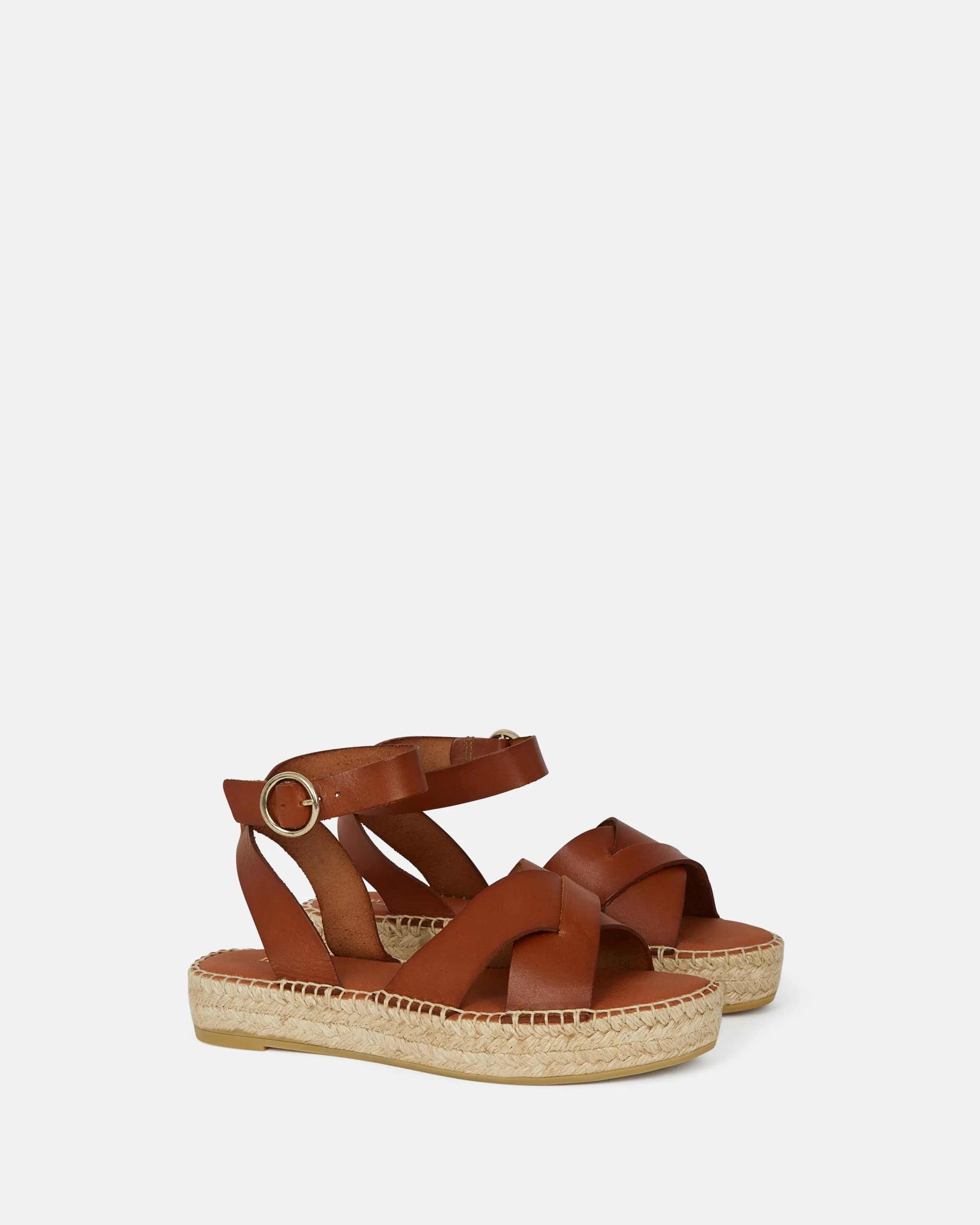 Minelli Sandales & Mules | Sandales<SANDALES PLAT ANTIA CUIR