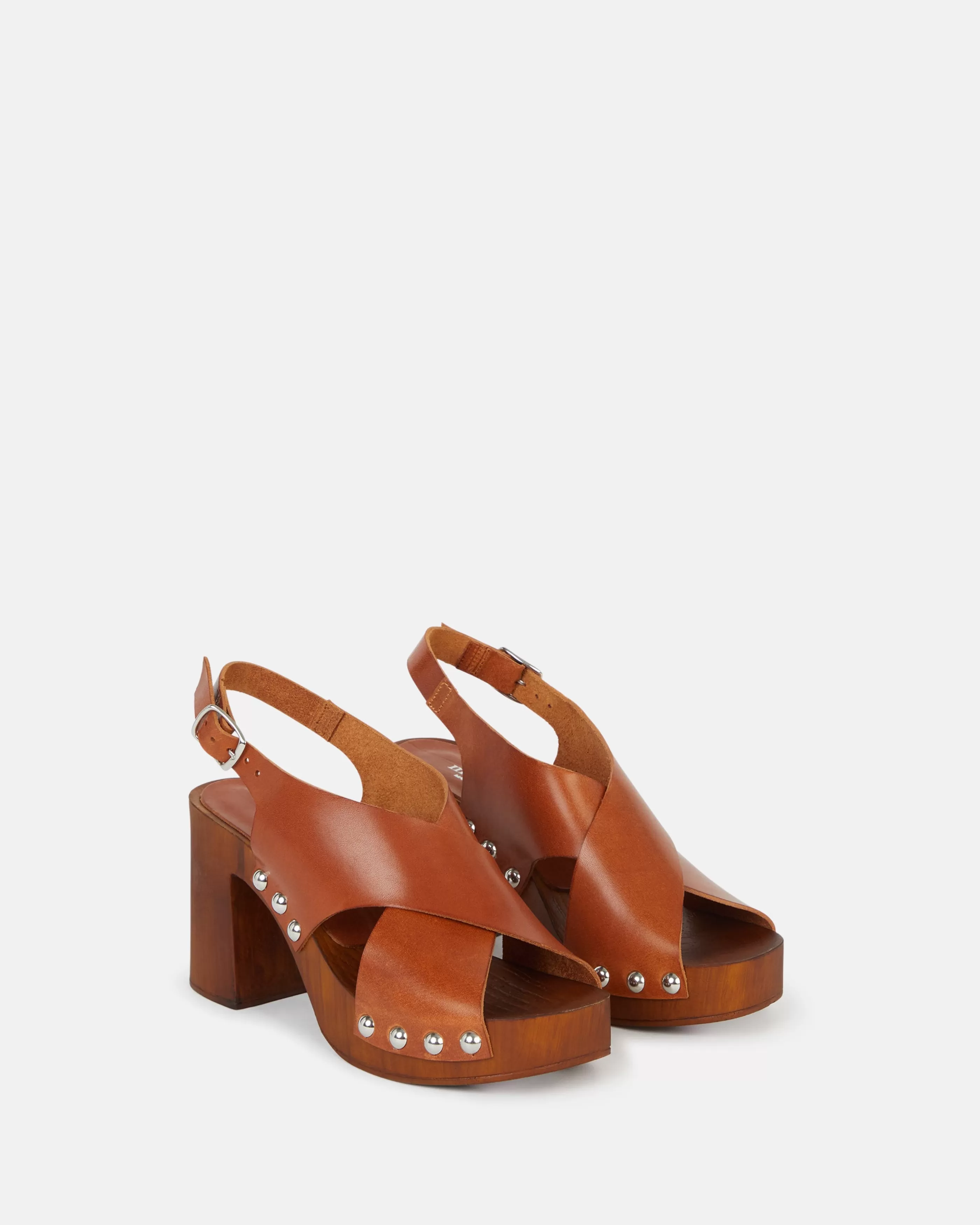 Minelli Sabots | Sandales & Mules<SANDALES TALIA/LIS CUIR